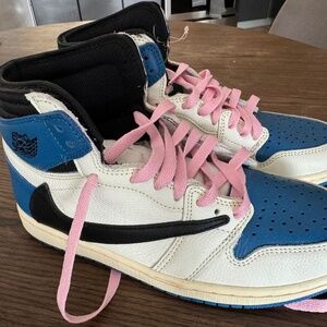 Fragment Design x Travis Scott x Air Jordan 1 Retro High (never worn. No box. Si